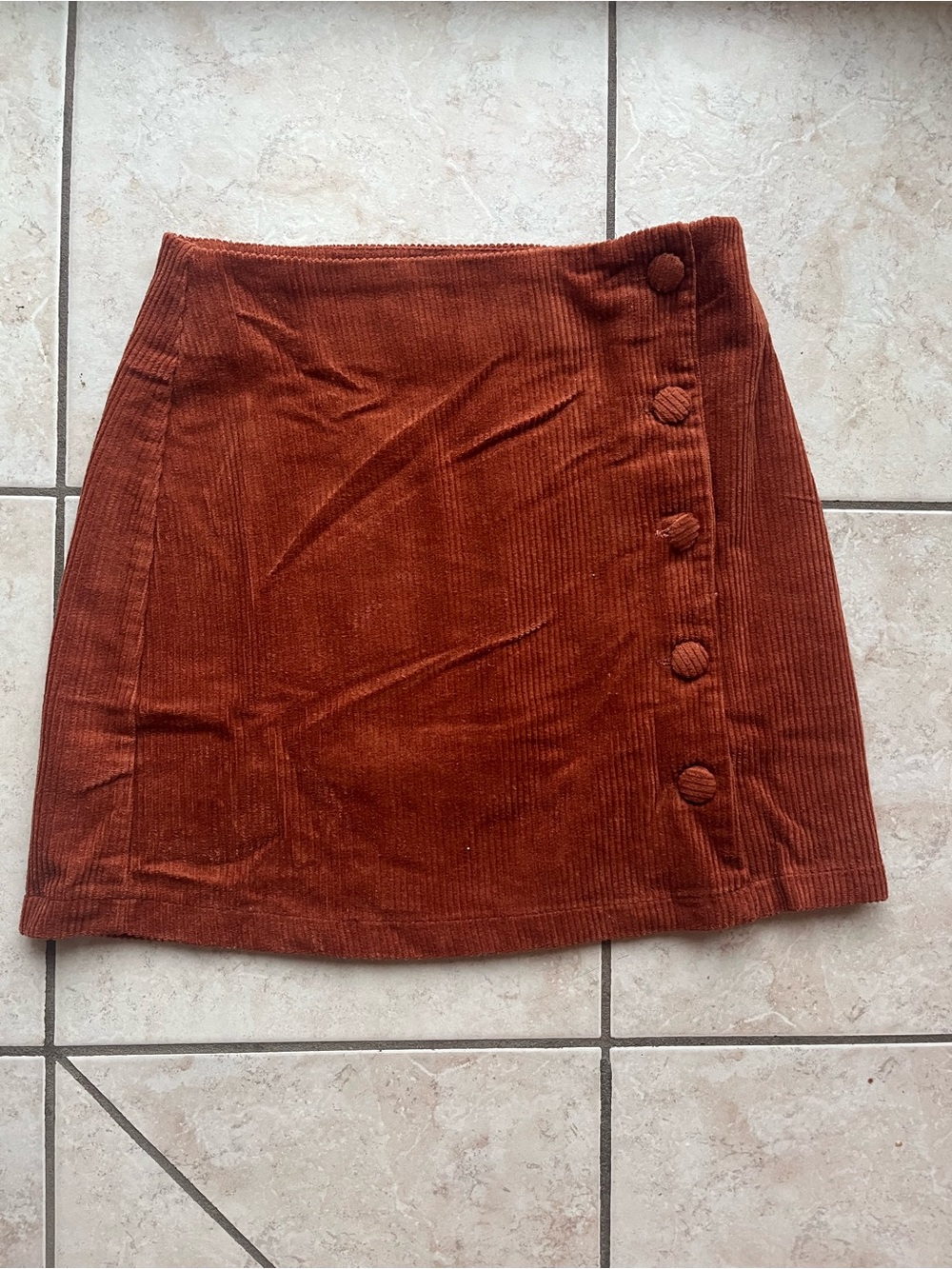 Lulus XS Orange Mini Skirt